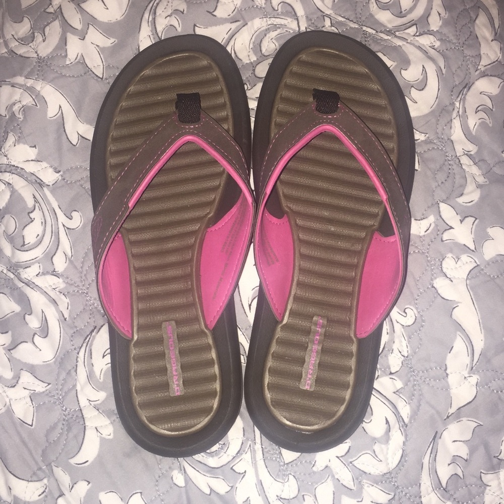 O'rageous flip flops